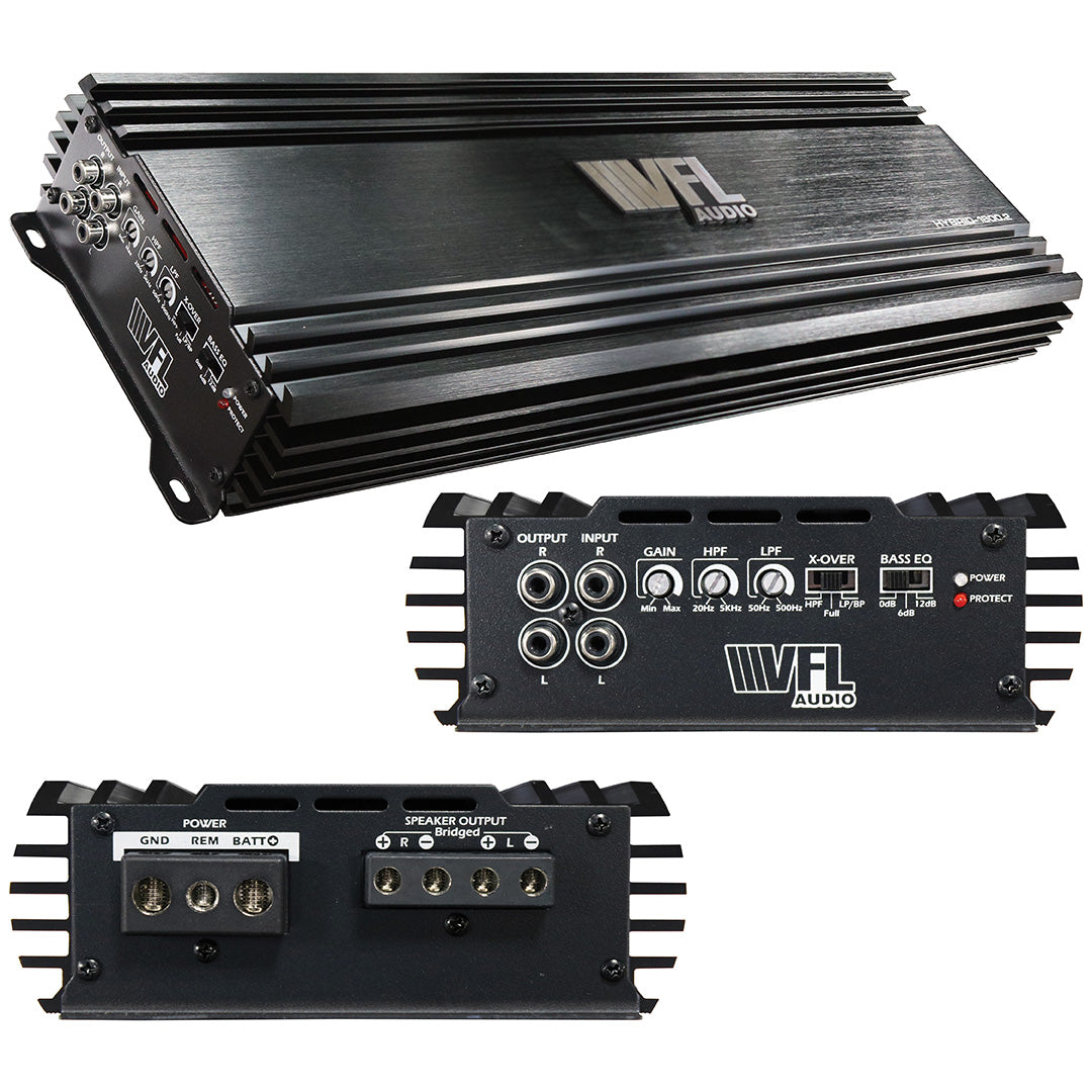 Vfl Audio Amplifier 2 Channel 2000 Watts Max