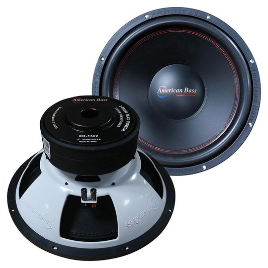 American Bass 15" Woofer 1000w Rms/2000w Max Dual 2 Ohm Voice Coils