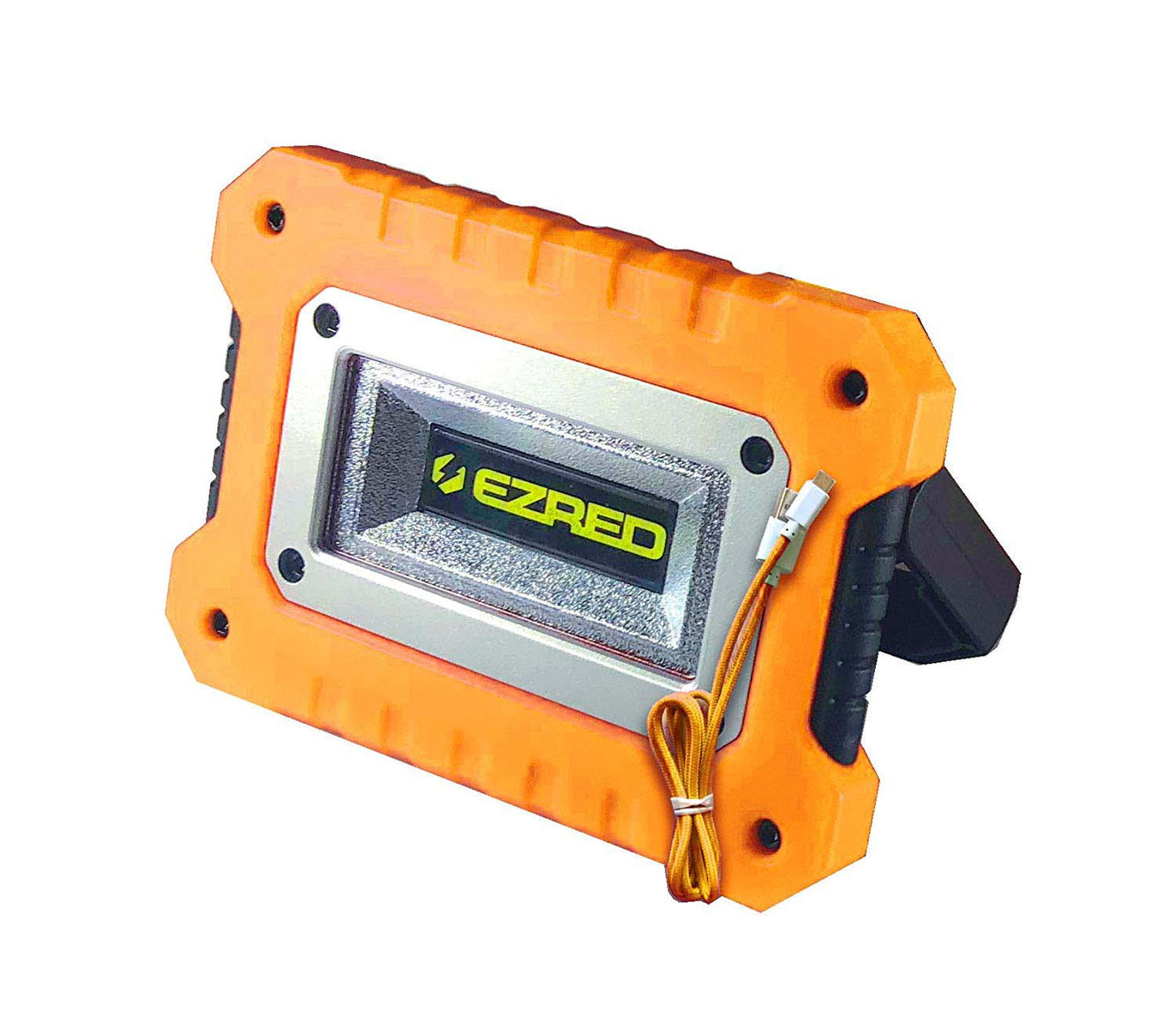 Ez Red Extreme Magnet Worklight Orange Logo Cob Color Box Uhl-mag & Micro-usb Cord