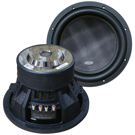 American Bass 12" Woofer 1200w Rms/2400w Max Dual 4 Ohm Voice Coils