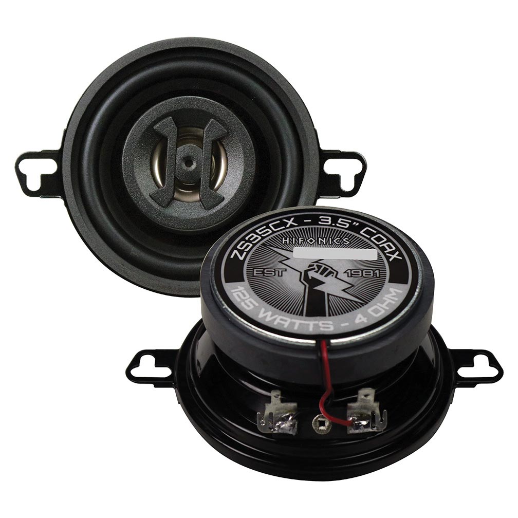 Hifonics Zeus 3.5" Coaxial Speaker  125 Watts Maxx