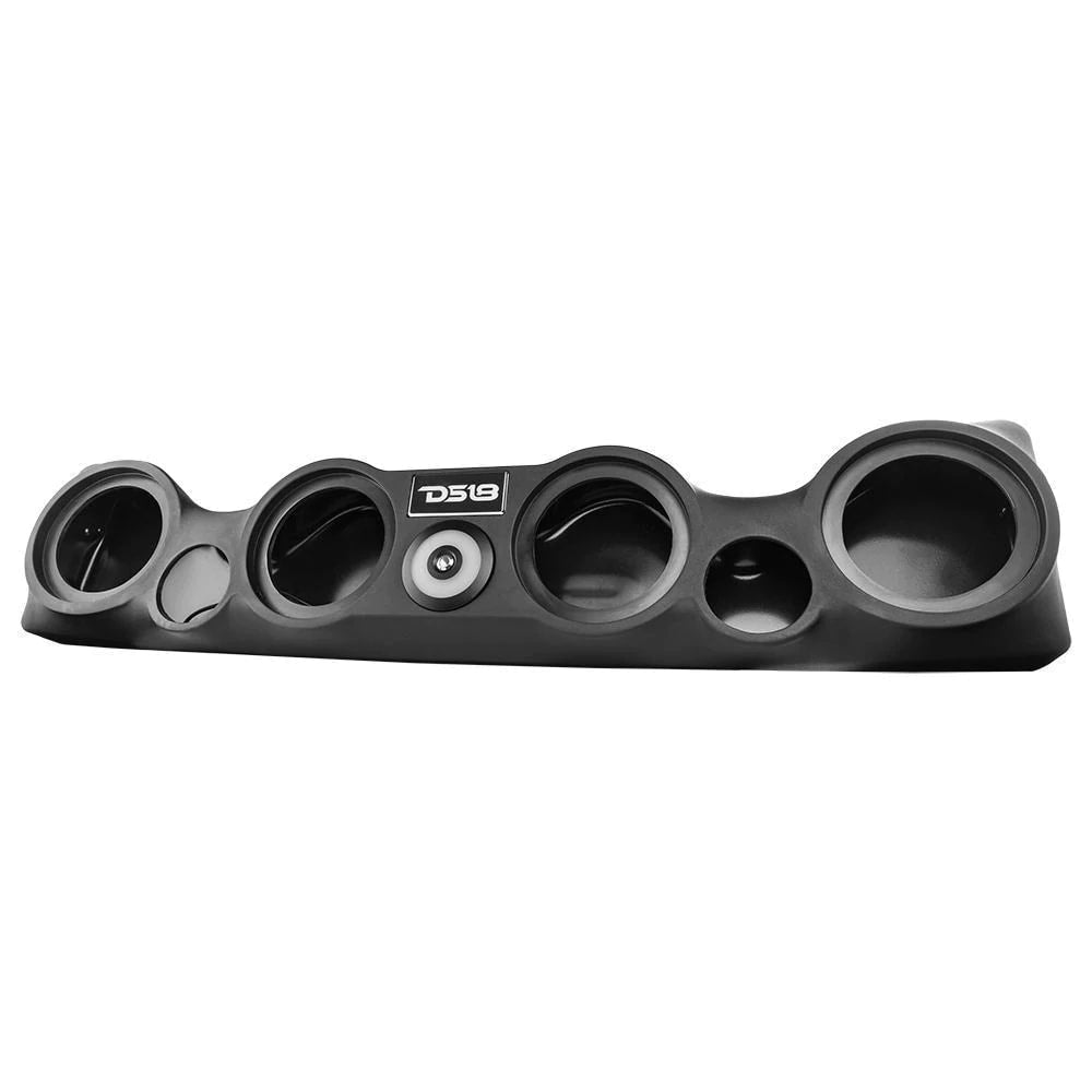 DS18 Empty Overhead Sound Bar System for TJ Jeeps (4) 6″ Speakers (2) Tweeters – Black