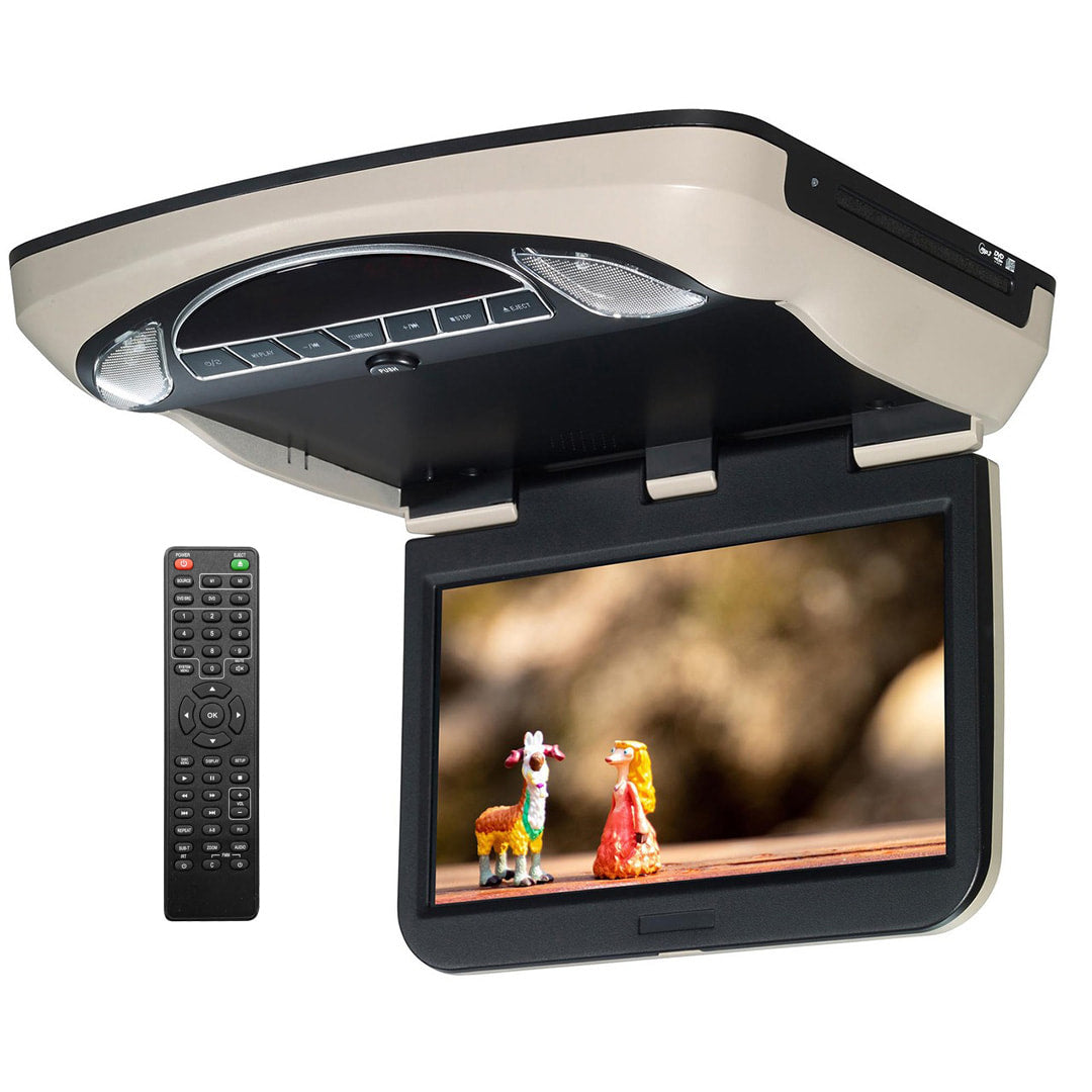 Movies to Go 10.1″ Overhead Monitor with DVD Player, HDMI Input, IR/FM Transmitters and Color Skins